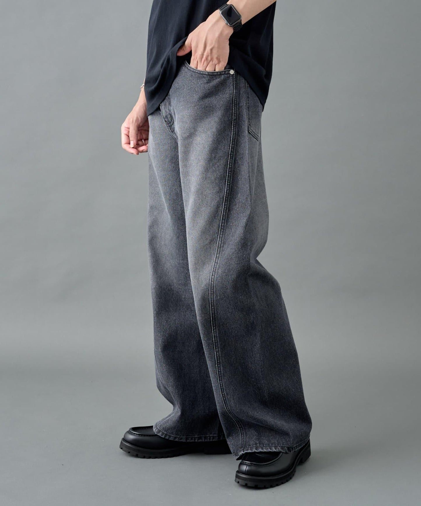 彎曲牛仔褲【男士】