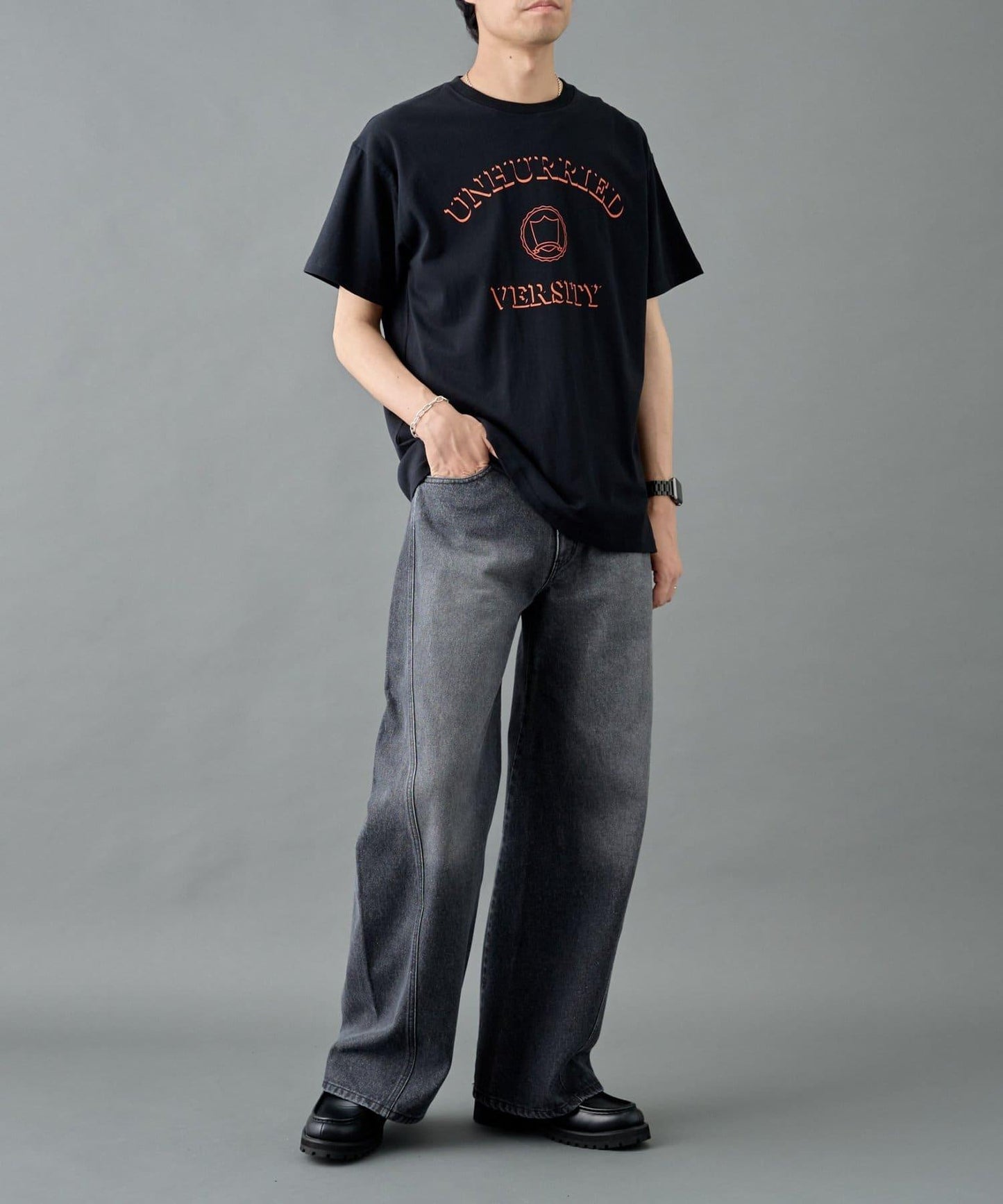 彎曲牛仔褲【男士】