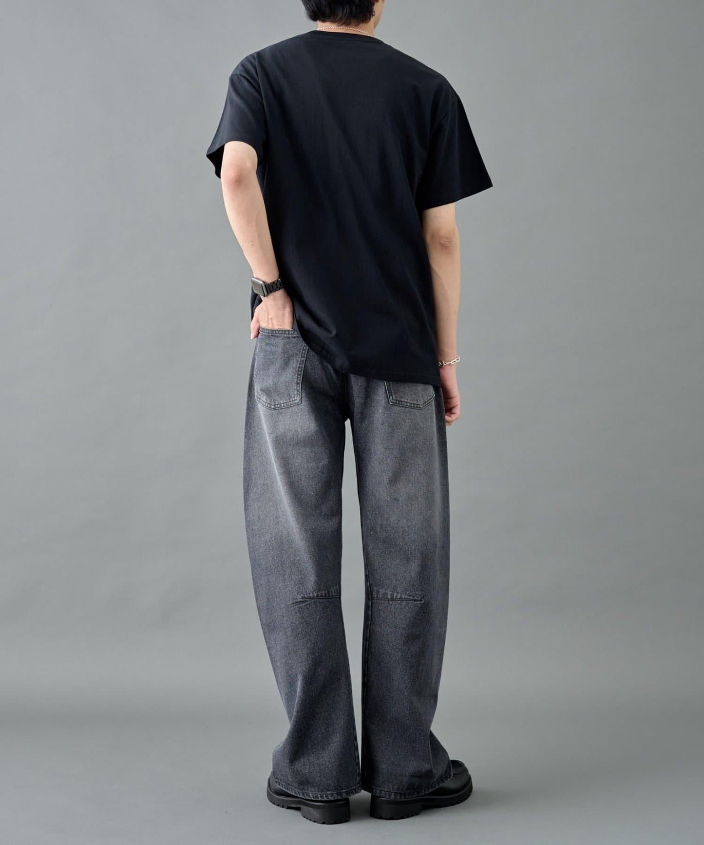 彎曲牛仔褲【男士】