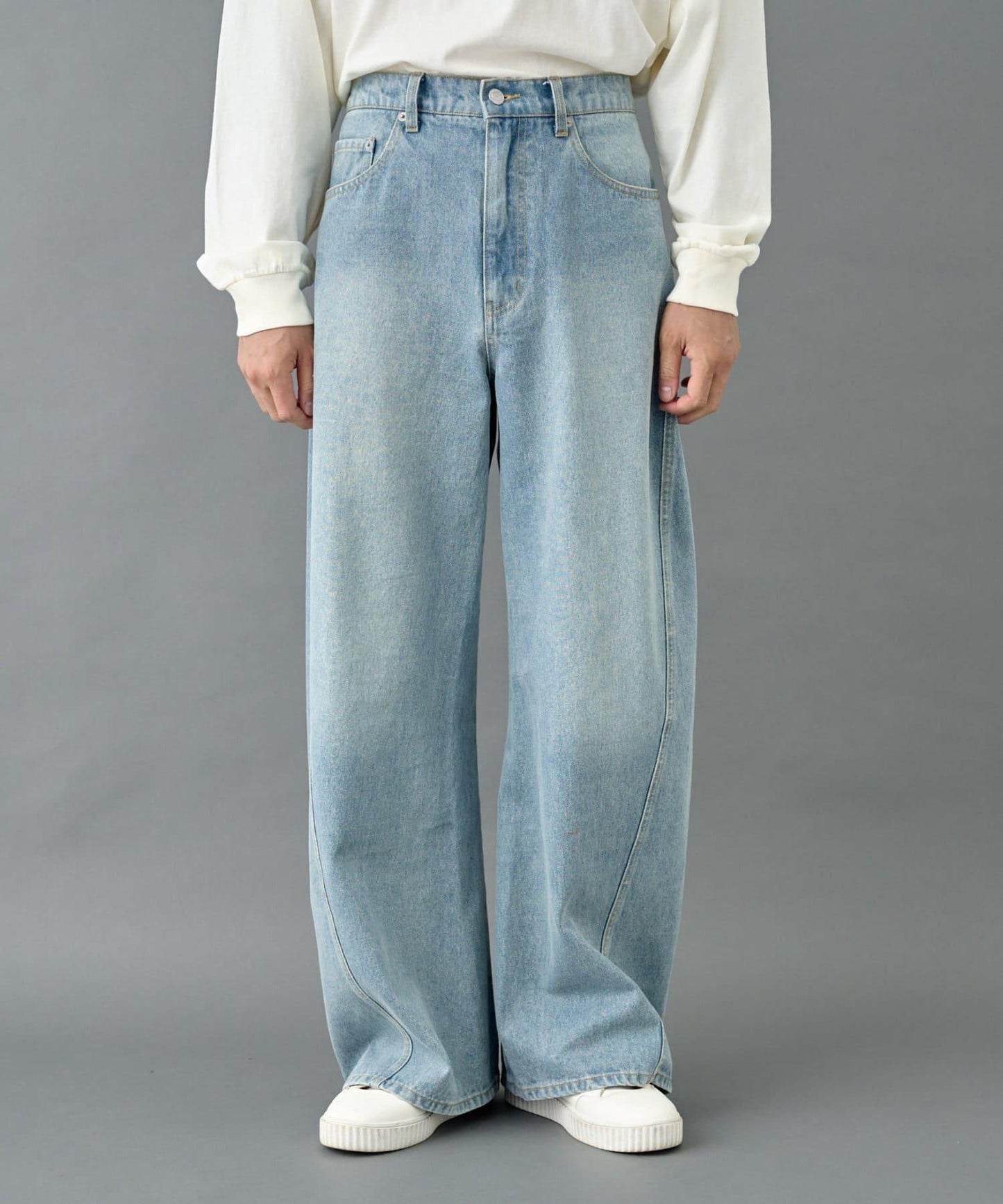 彎曲牛仔褲【男士】