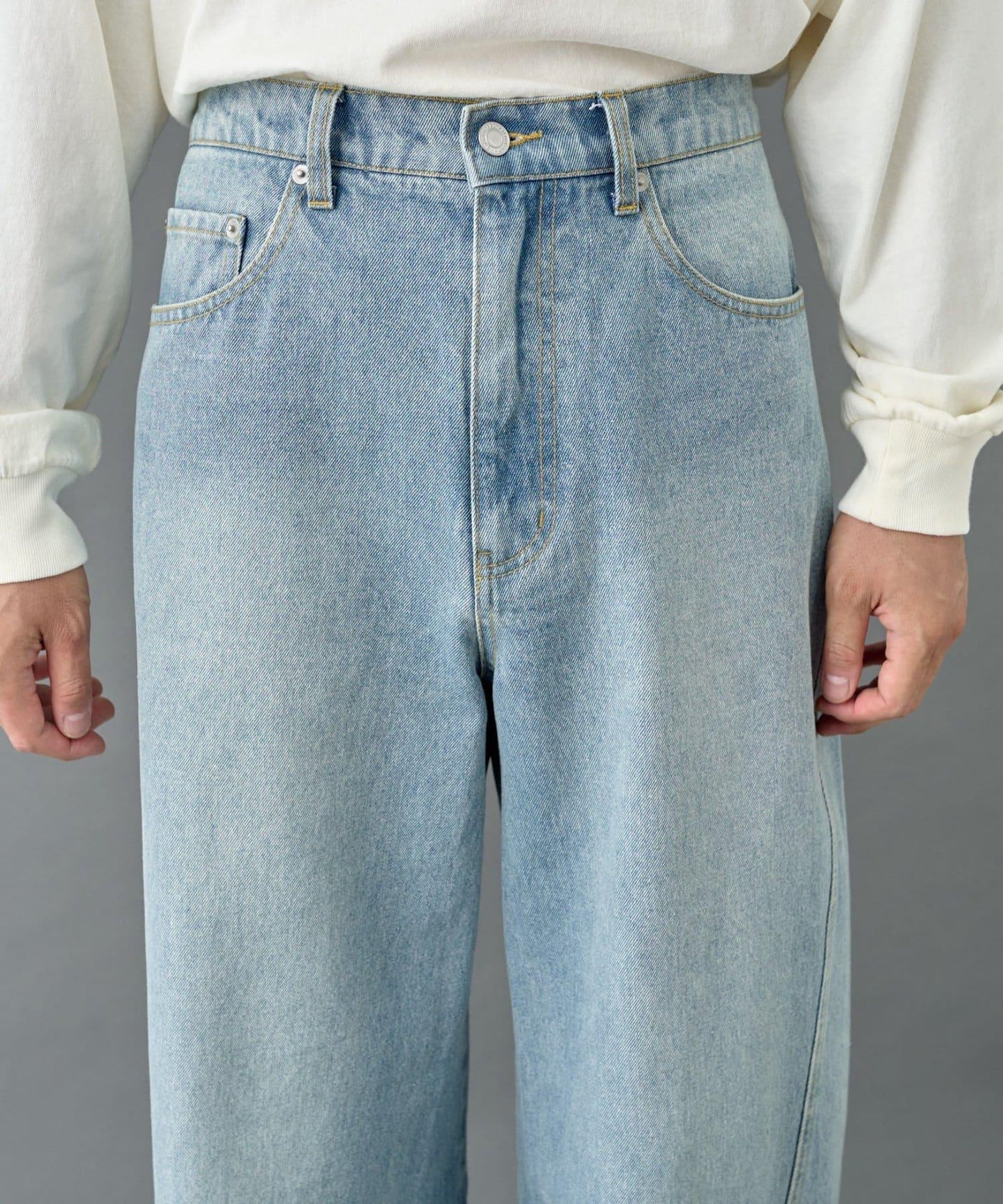 彎曲牛仔褲【男士】