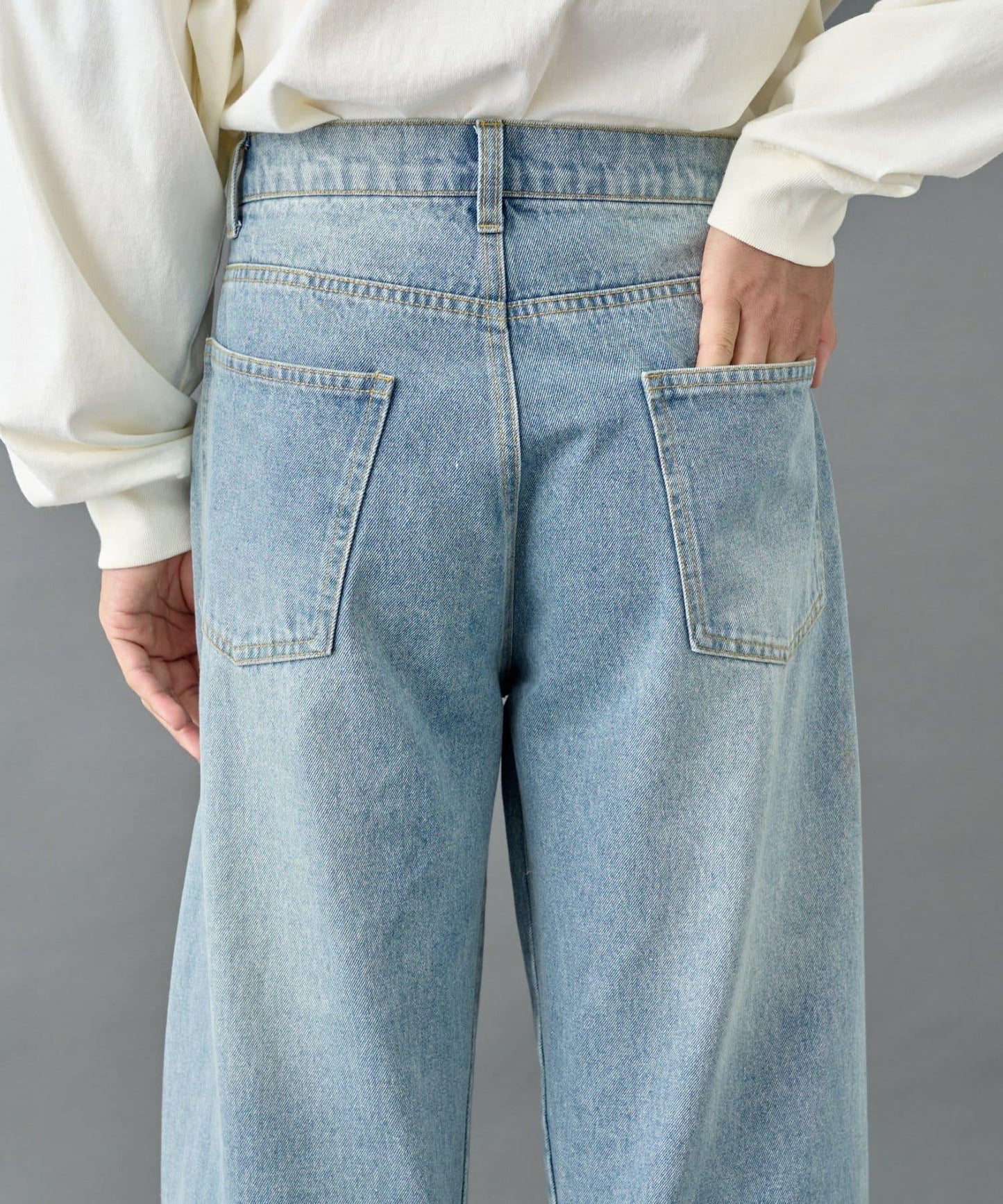 彎曲牛仔褲【男士】