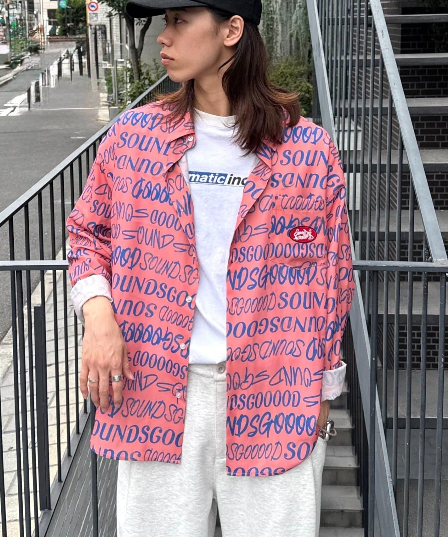 【SOUNDSGOOOOD】全印花logo襯衫