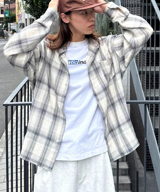 【男女通用】卡拉米奧利奧佈雷格格紋襯衫