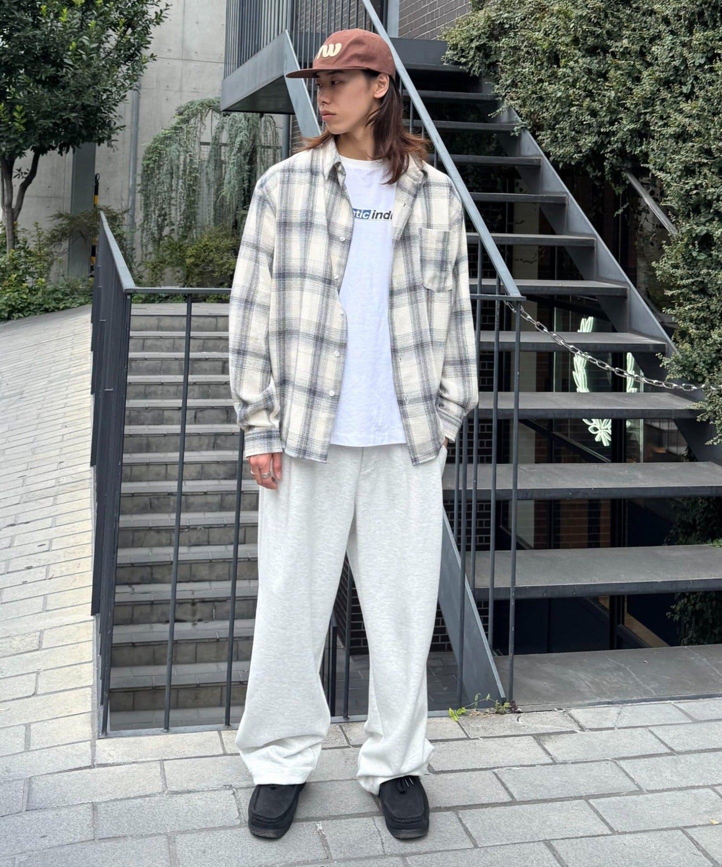 【男女通用】卡拉米奧利奧佈雷格格紋襯衫