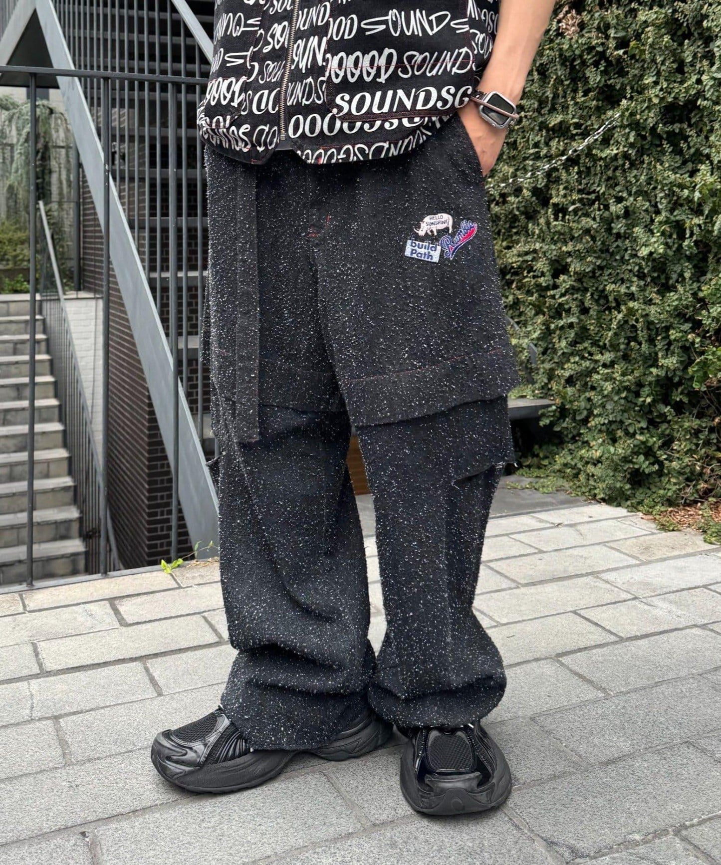 【SOUNDSGOOOOD】牛仔疊穿褲