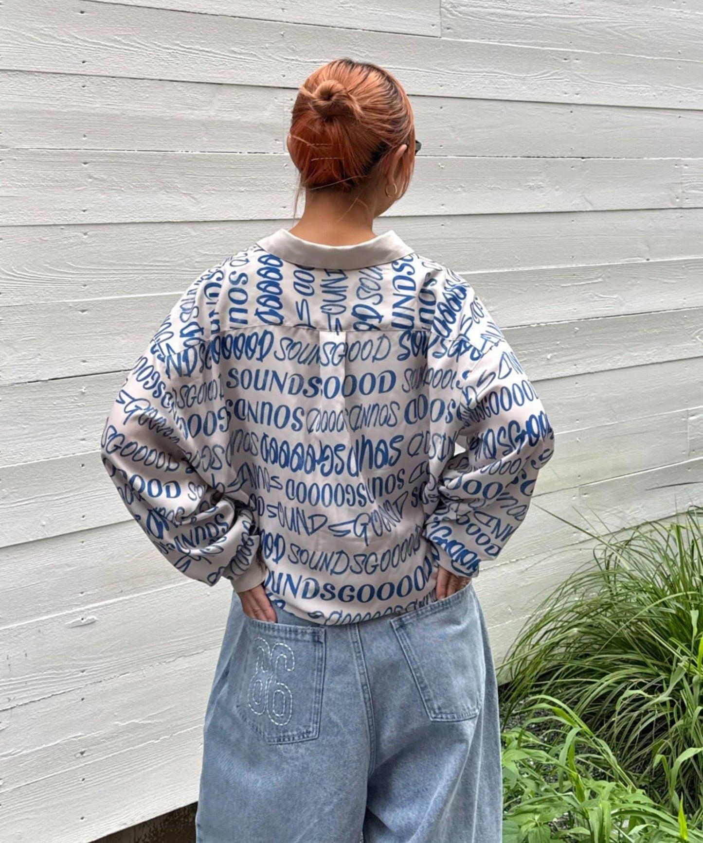 【SOUNDSGOOOOD】全印花logo襯衫