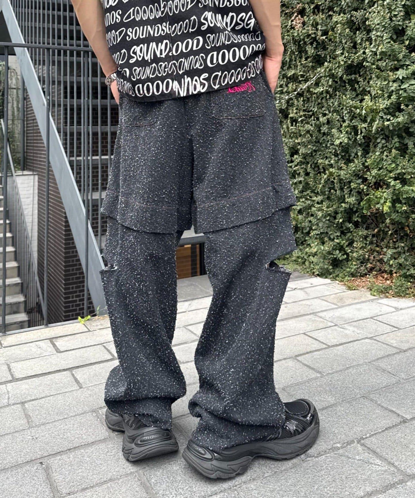 【SOUNDSGOOOOD】牛仔疊穿褲