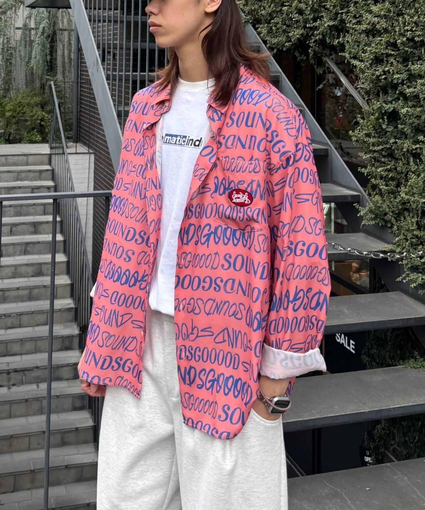 【SOUNDSGOOOOD】全印花logo襯衫
