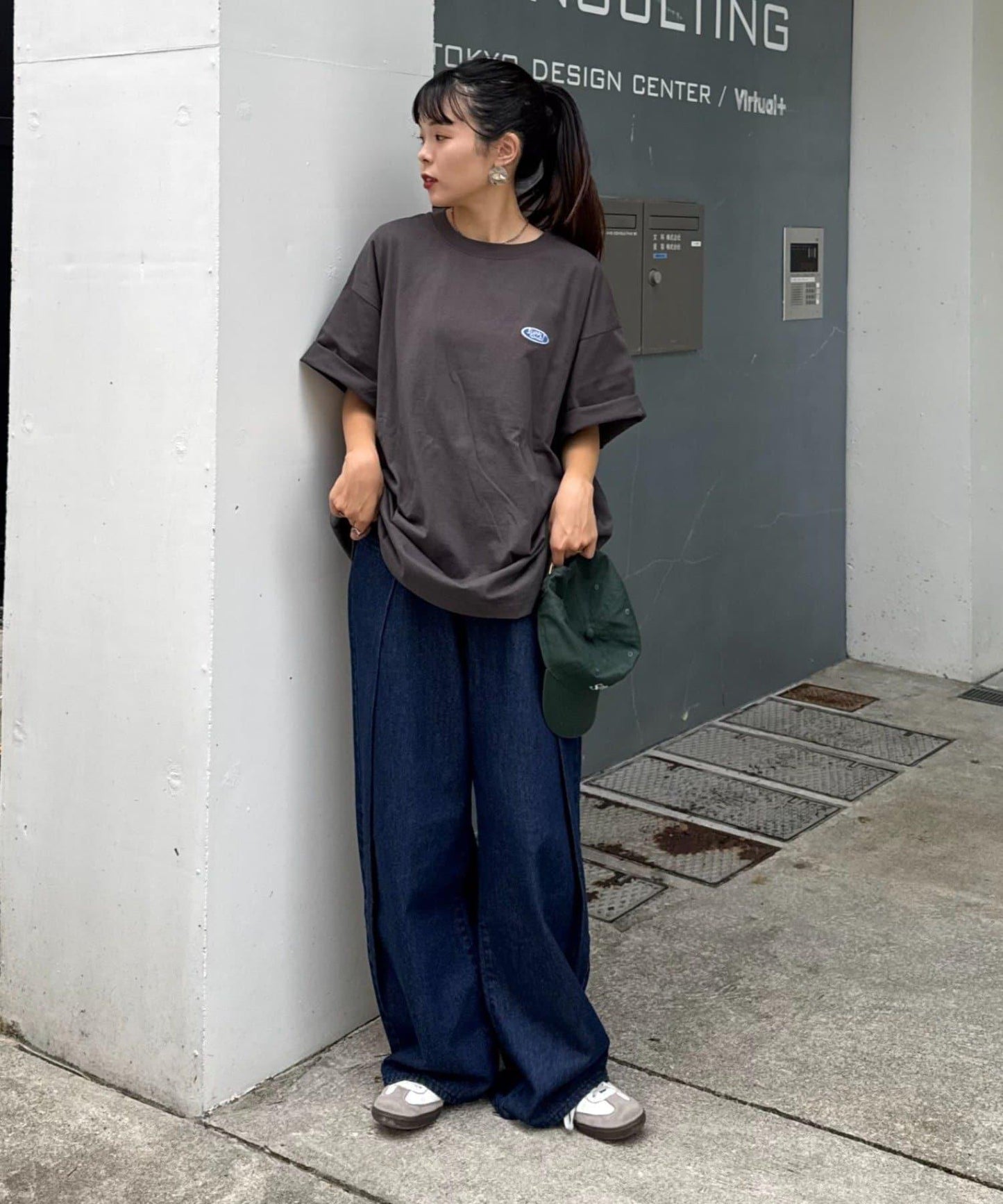 多色圖形印花T恤