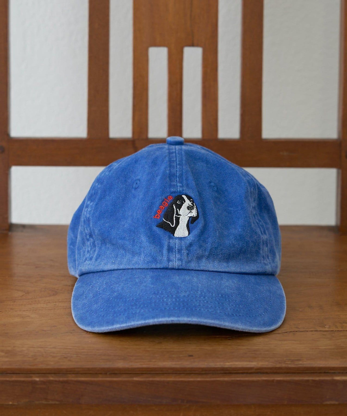 【SOUNDSGOOOOD】犬刺繡帆布帽
