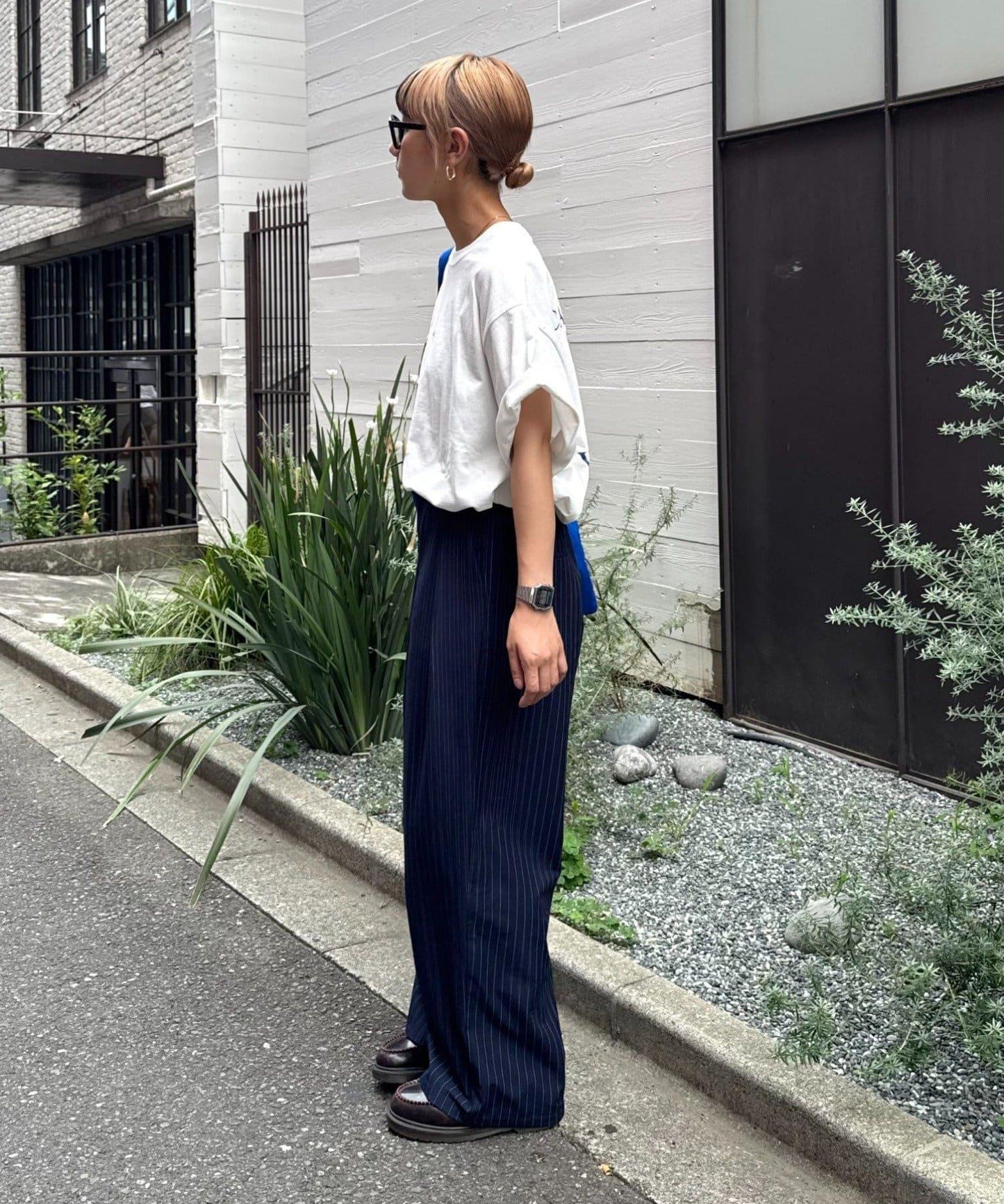 多色圖形印花T恤