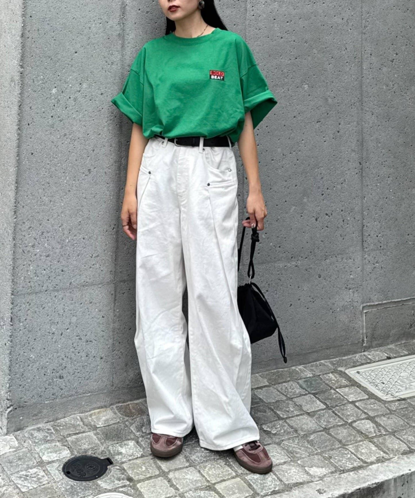 多色圖形印花T恤