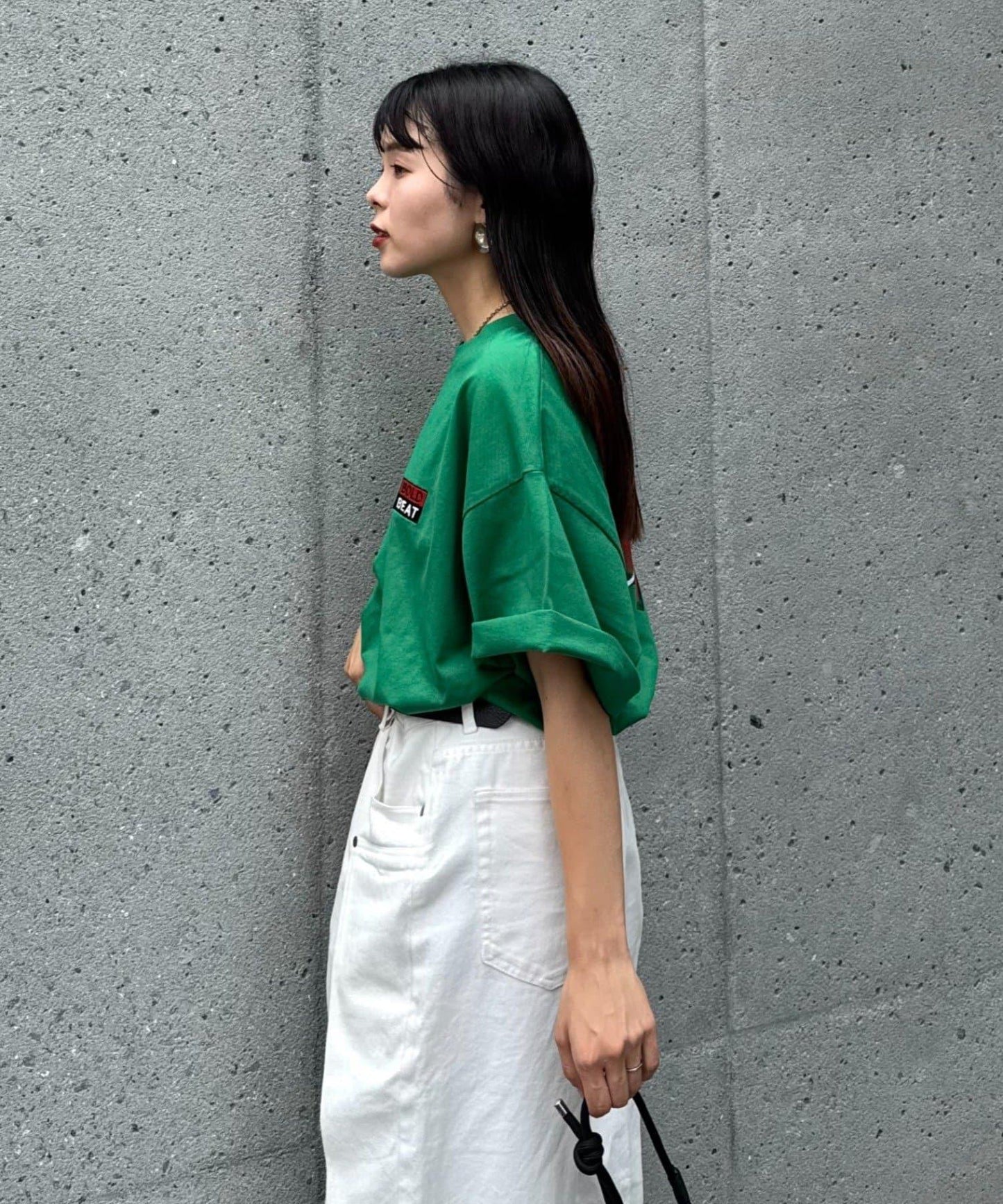 多色圖形印花T恤