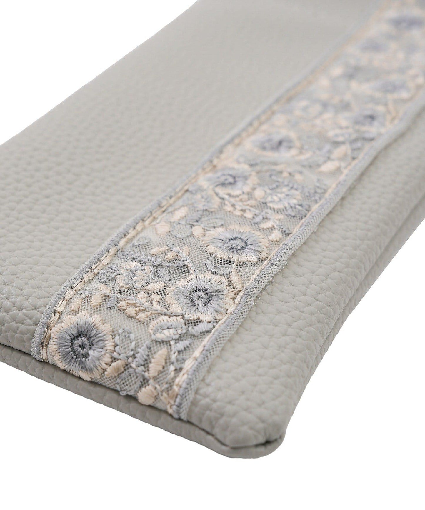 刺繍リボンメガネポーチクロス付き