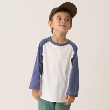 【舒適天竺】寬鬆版型插肩袖T恤