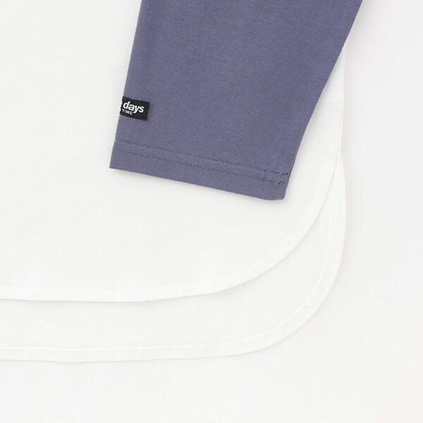 【舒適天竺】寬鬆版型插肩袖T恤