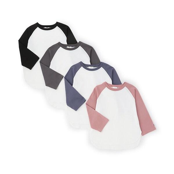 【舒適天竺】寬鬆版型插肩袖T恤