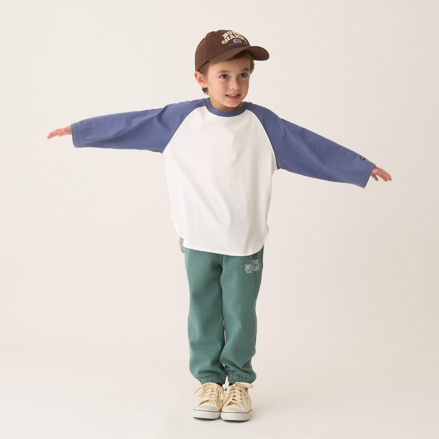 【舒適天竺】寬鬆版型插肩袖T恤