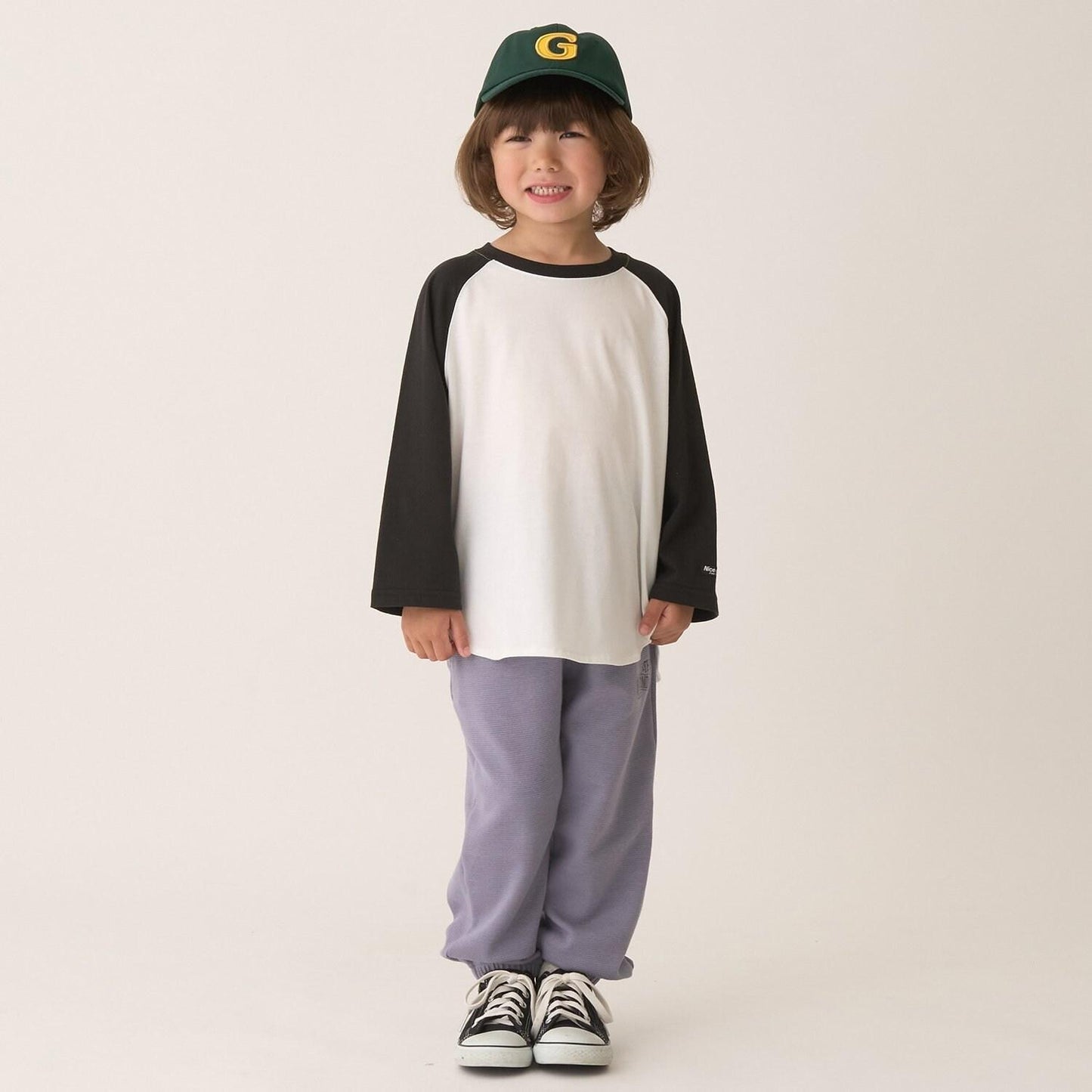 【舒適天竺】寬鬆版型插肩袖T恤