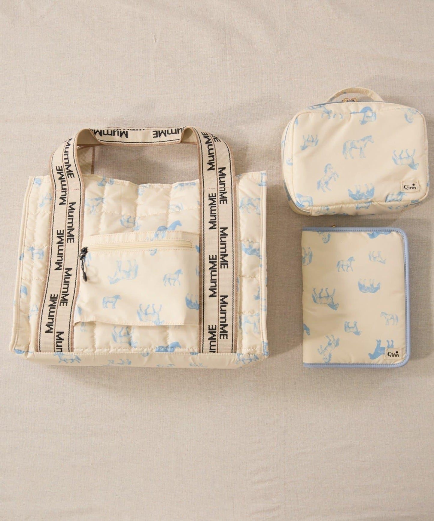 【兒童】【Qinn】多功能織帶標籤化妝包