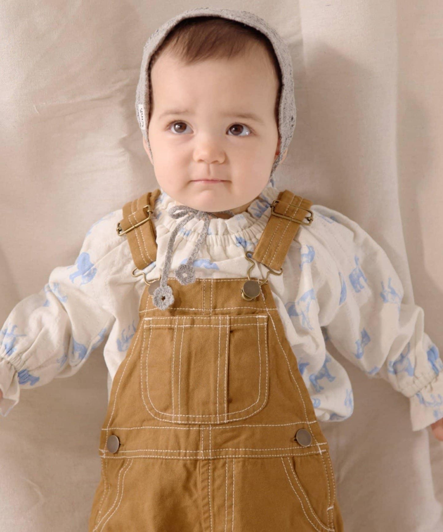 【嬰兒】【Qinn】雙層紗布上衣