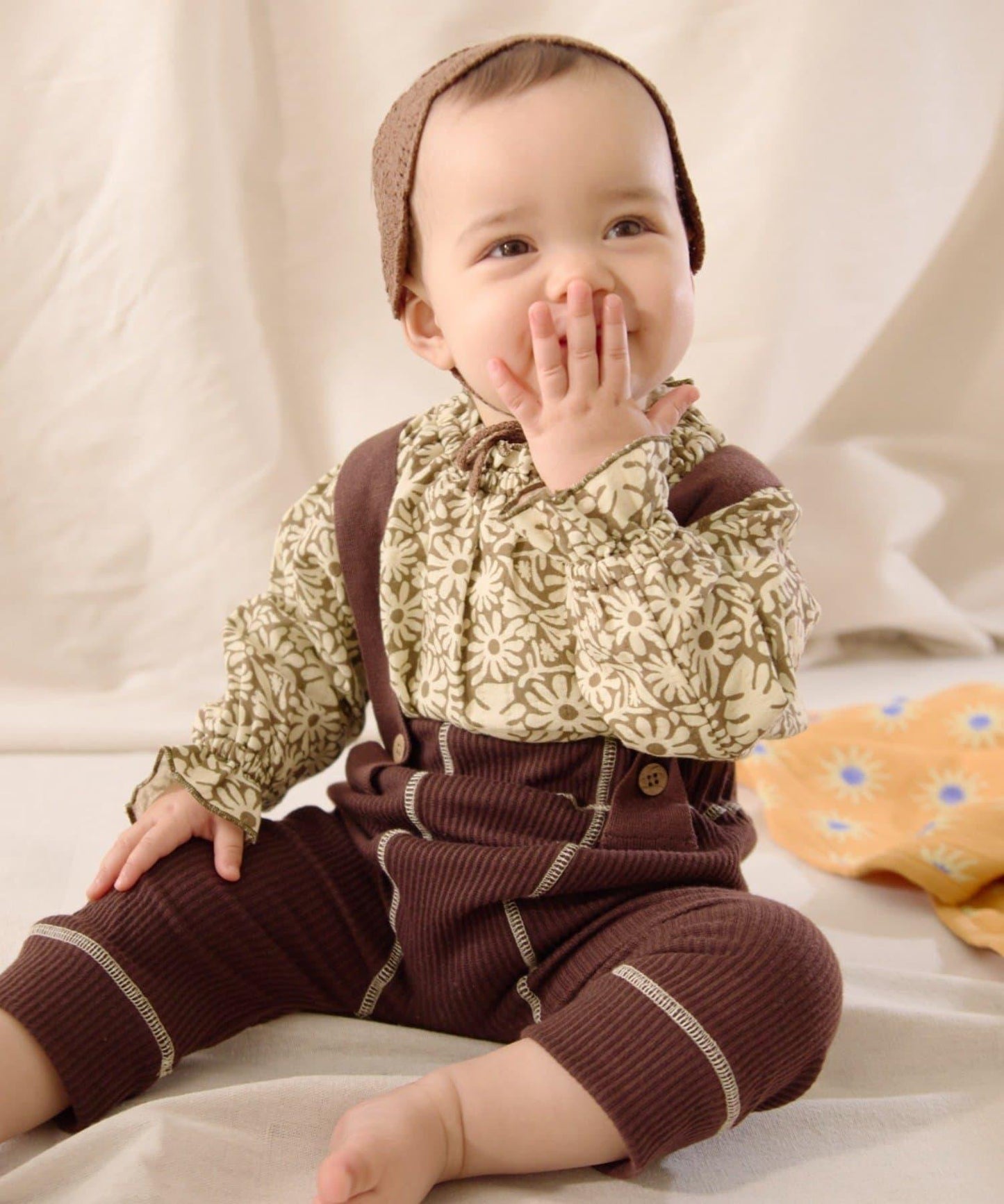 【嬰兒】【Qinn】雙層紗布上衣