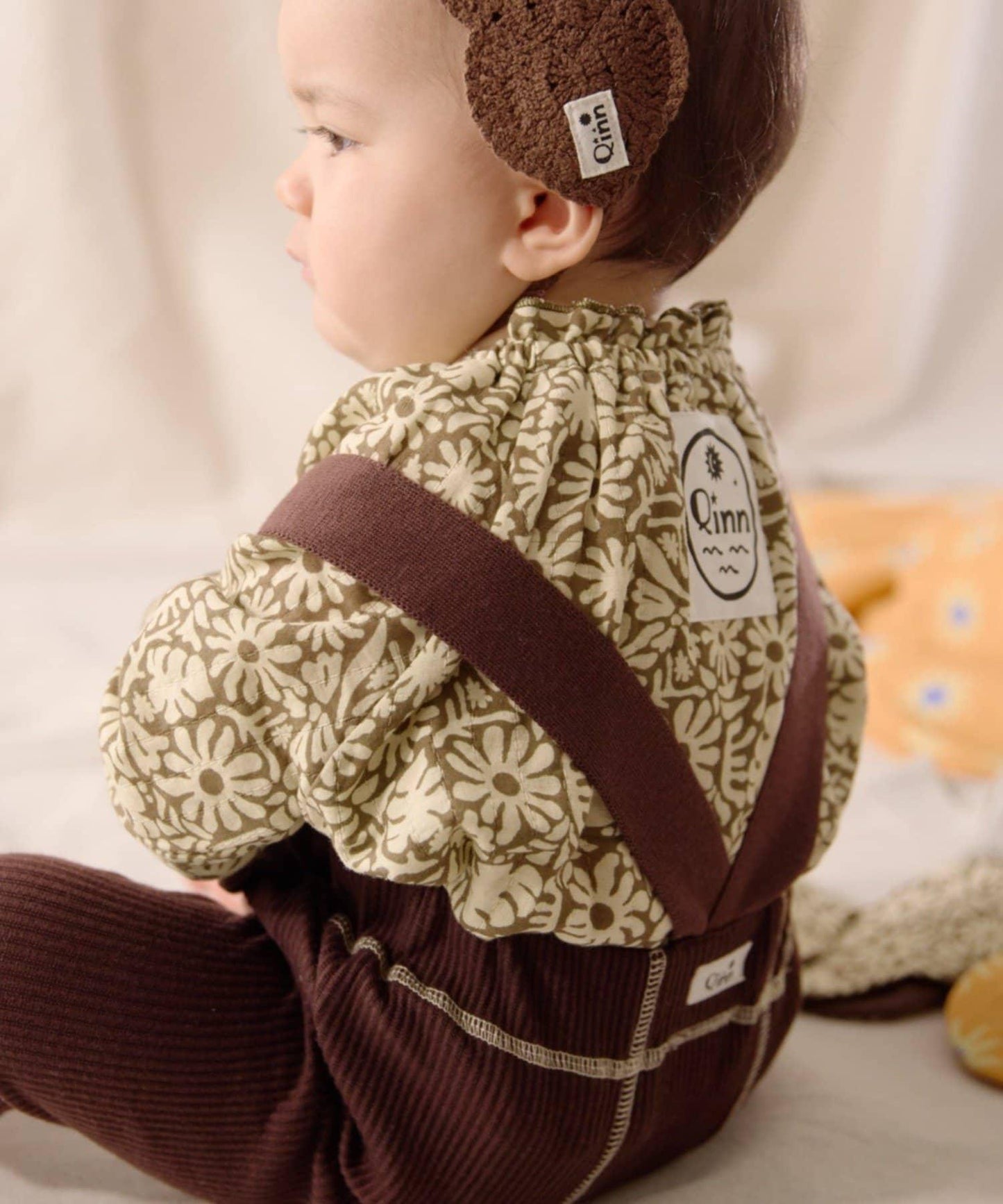 【嬰兒】【Qinn】雙層紗布上衣