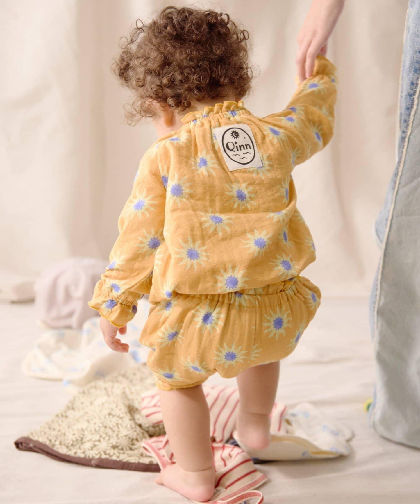 【嬰兒】【Qinn】雙層紗布上衣