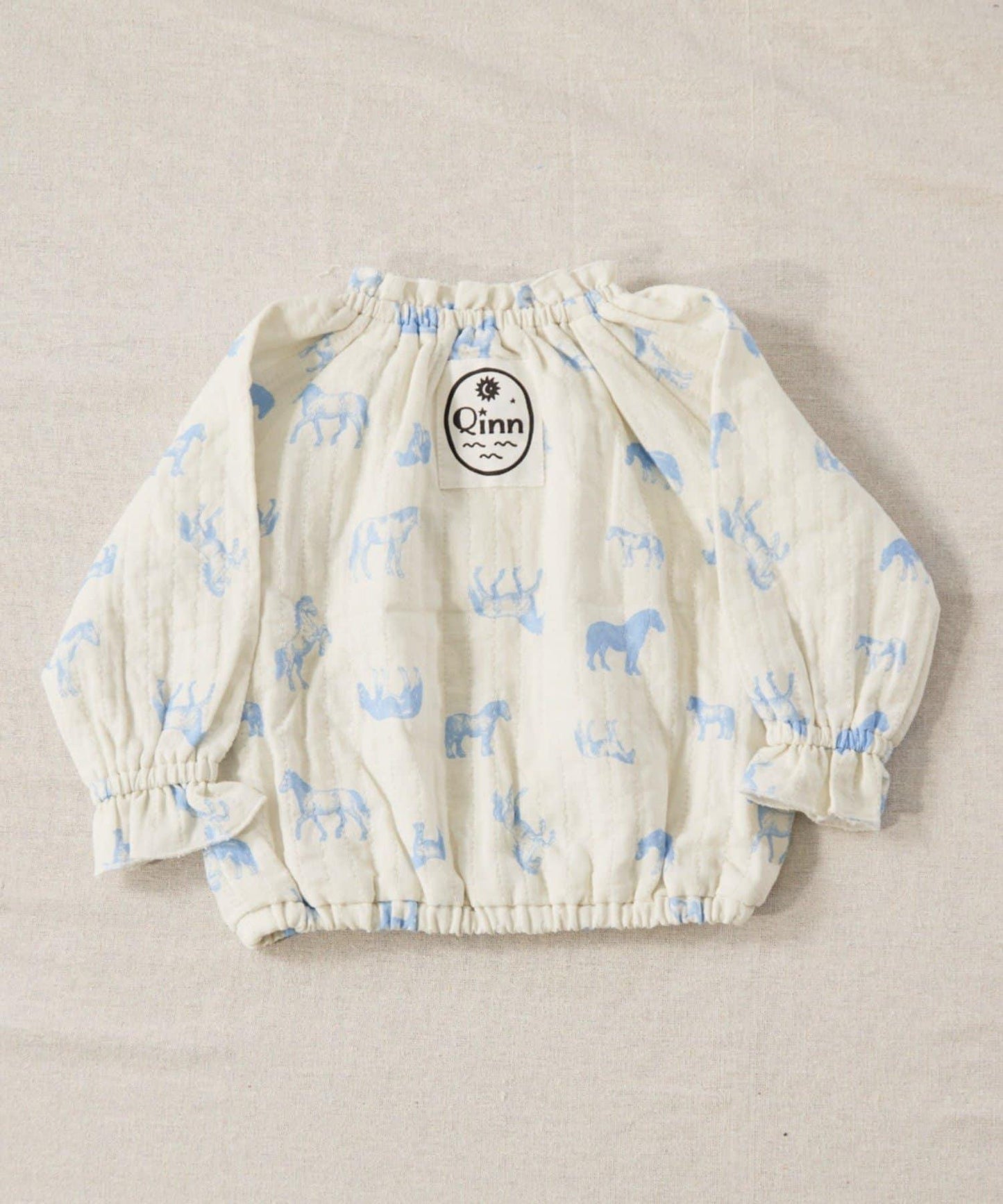 【嬰兒】【Qinn】雙層紗布上衣