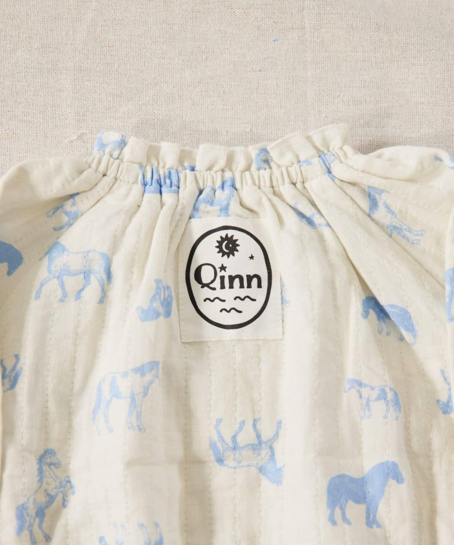 【嬰兒】【Qinn】雙層紗布上衣