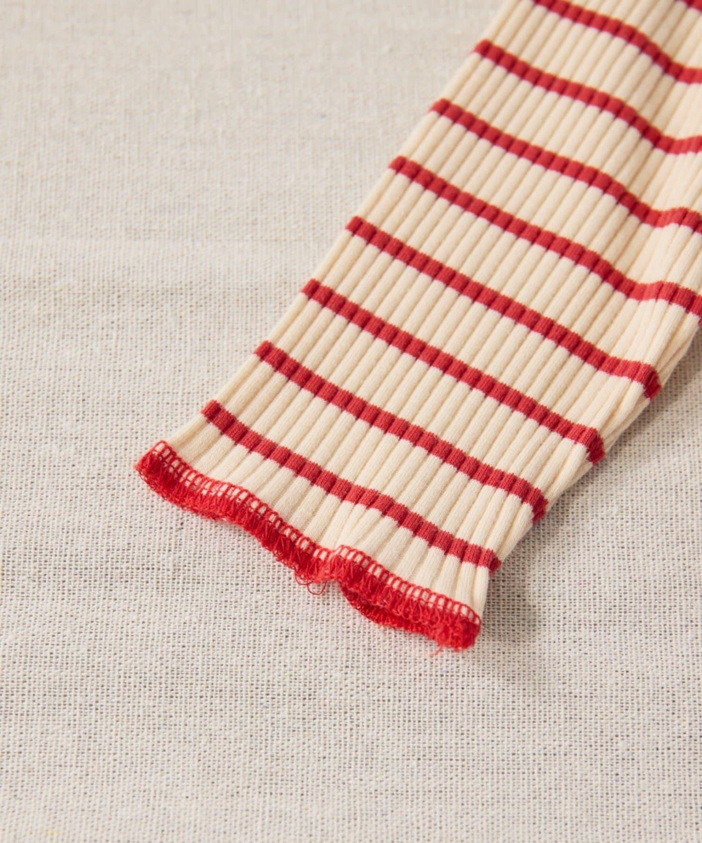 【寶寶】【欽】條紋肋織亨利領上衣