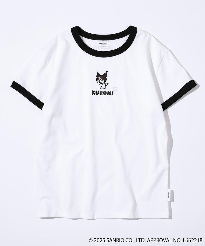SANRIO 美樂蒂 庫洛米 撞色邊T恤