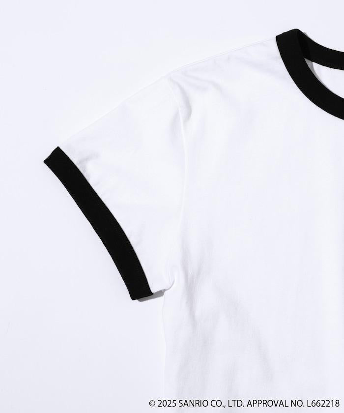 SANRIO 美樂蒂 庫洛米 撞色邊T恤