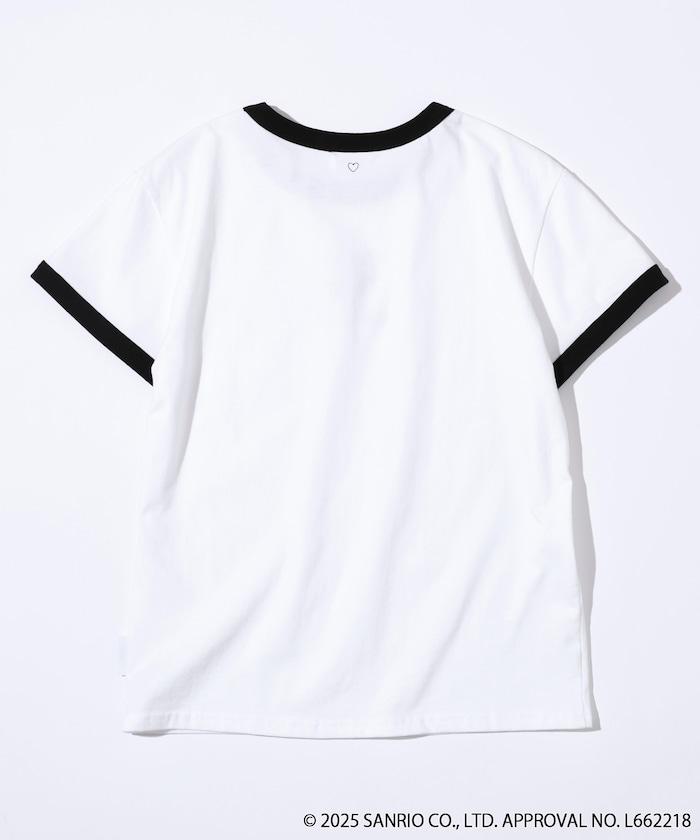 SANRIO 美樂蒂 庫洛米 撞色邊T恤