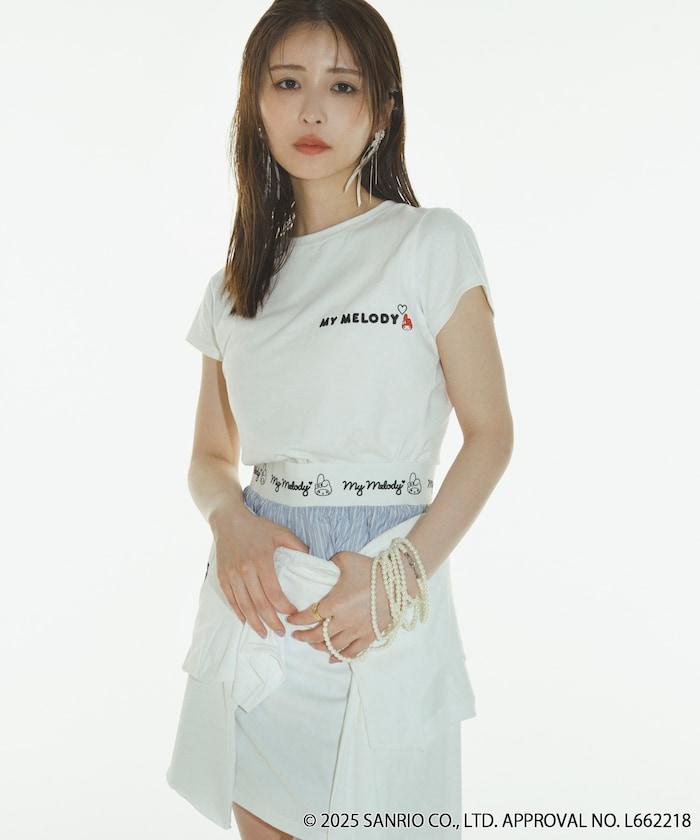 x <我的甜心><烏魯米> LOGO 緊身T恤