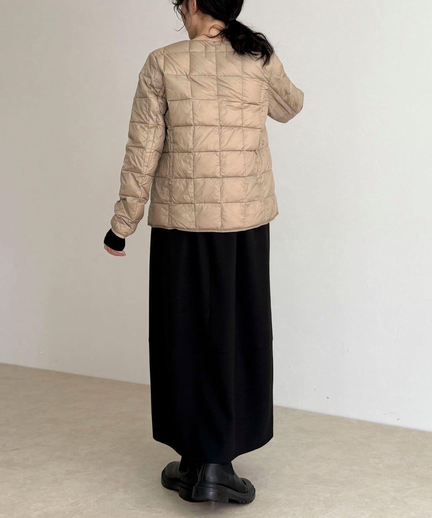 【TAION/泰恩】圓領紐扣羽絨服