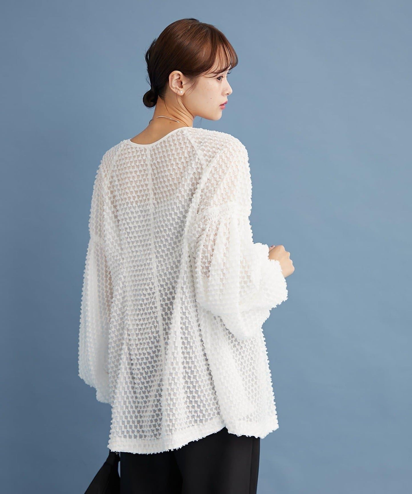 流蘇設計長款上衣