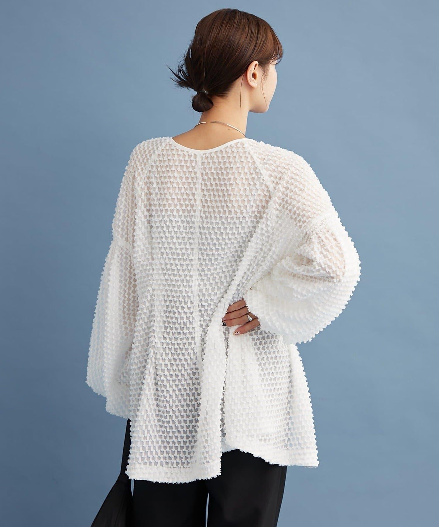 流蘇設計長款上衣