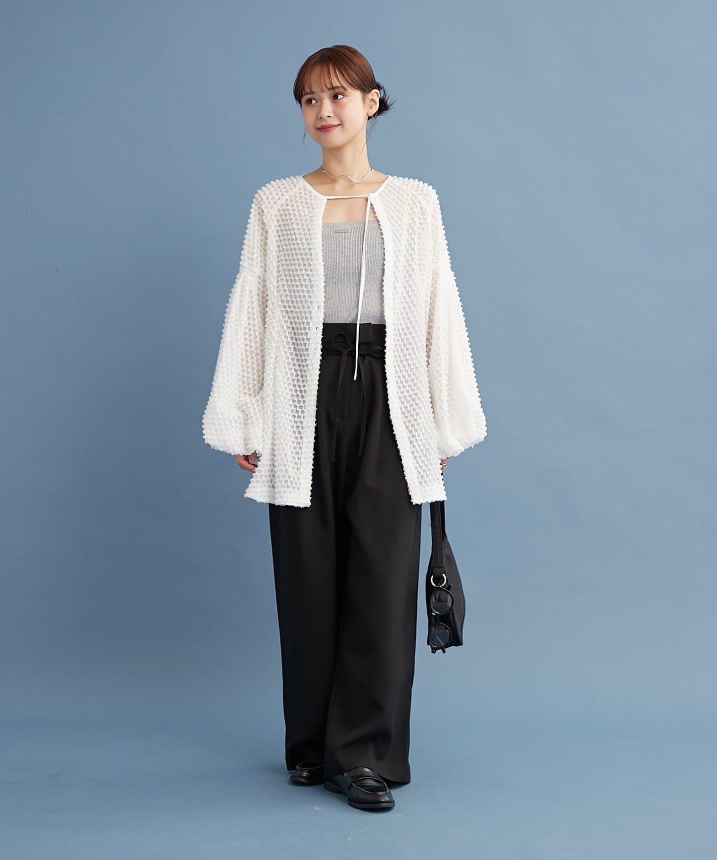 流蘇設計長款上衣