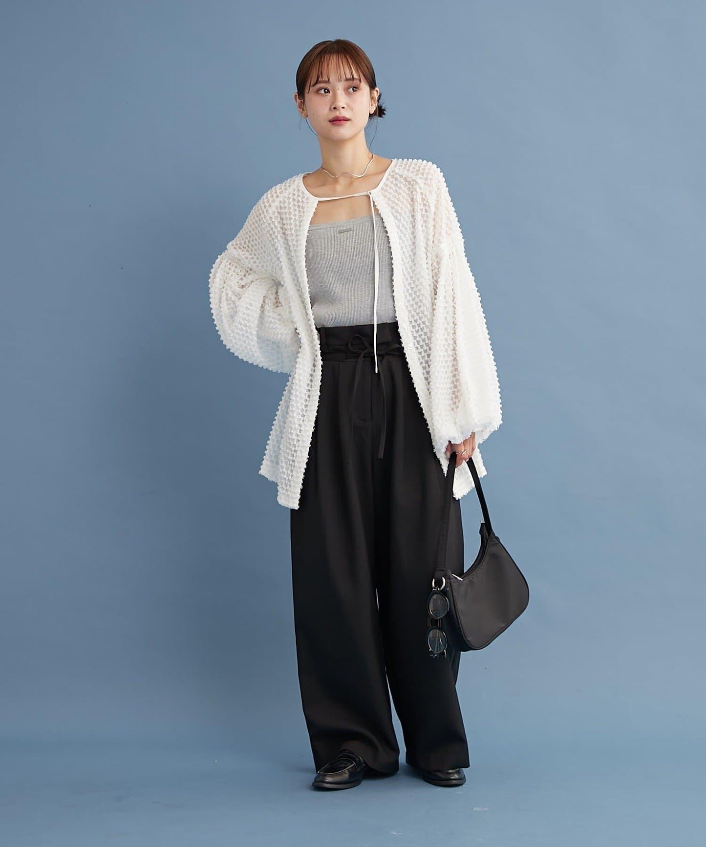 流蘇設計長款上衣