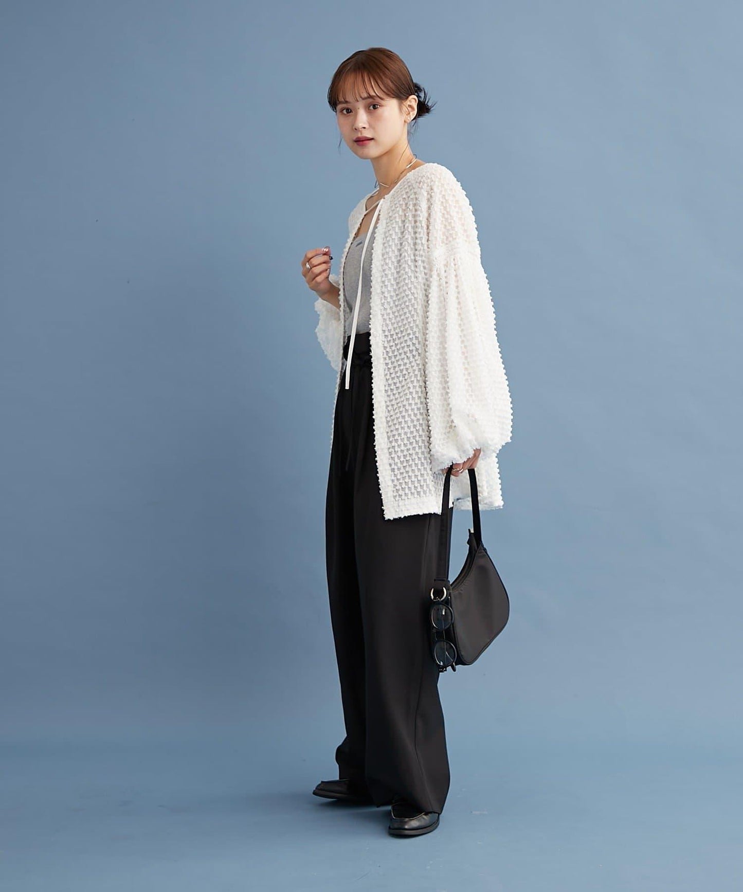 流蘇設計長款上衣