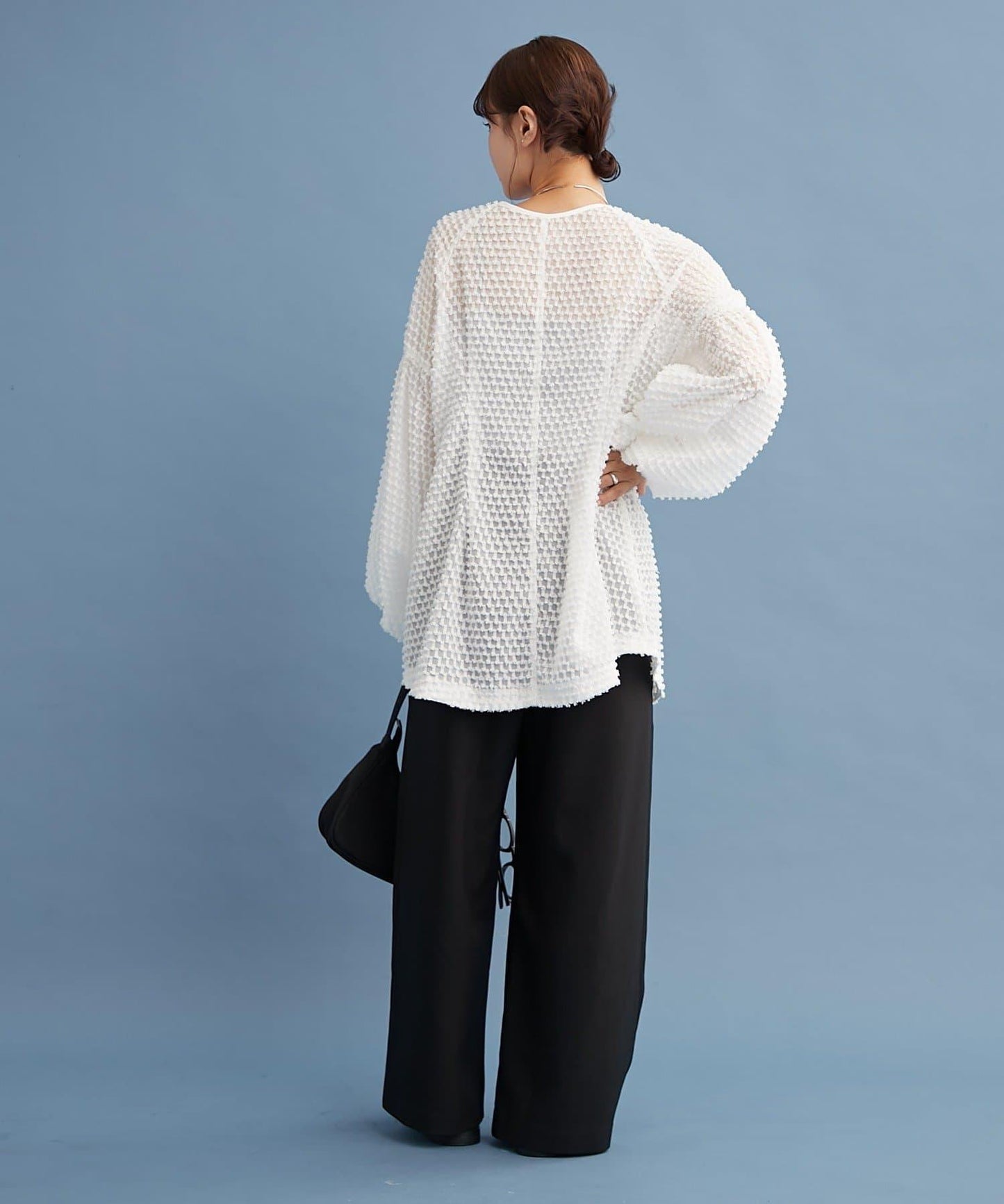 流蘇設計長款上衣