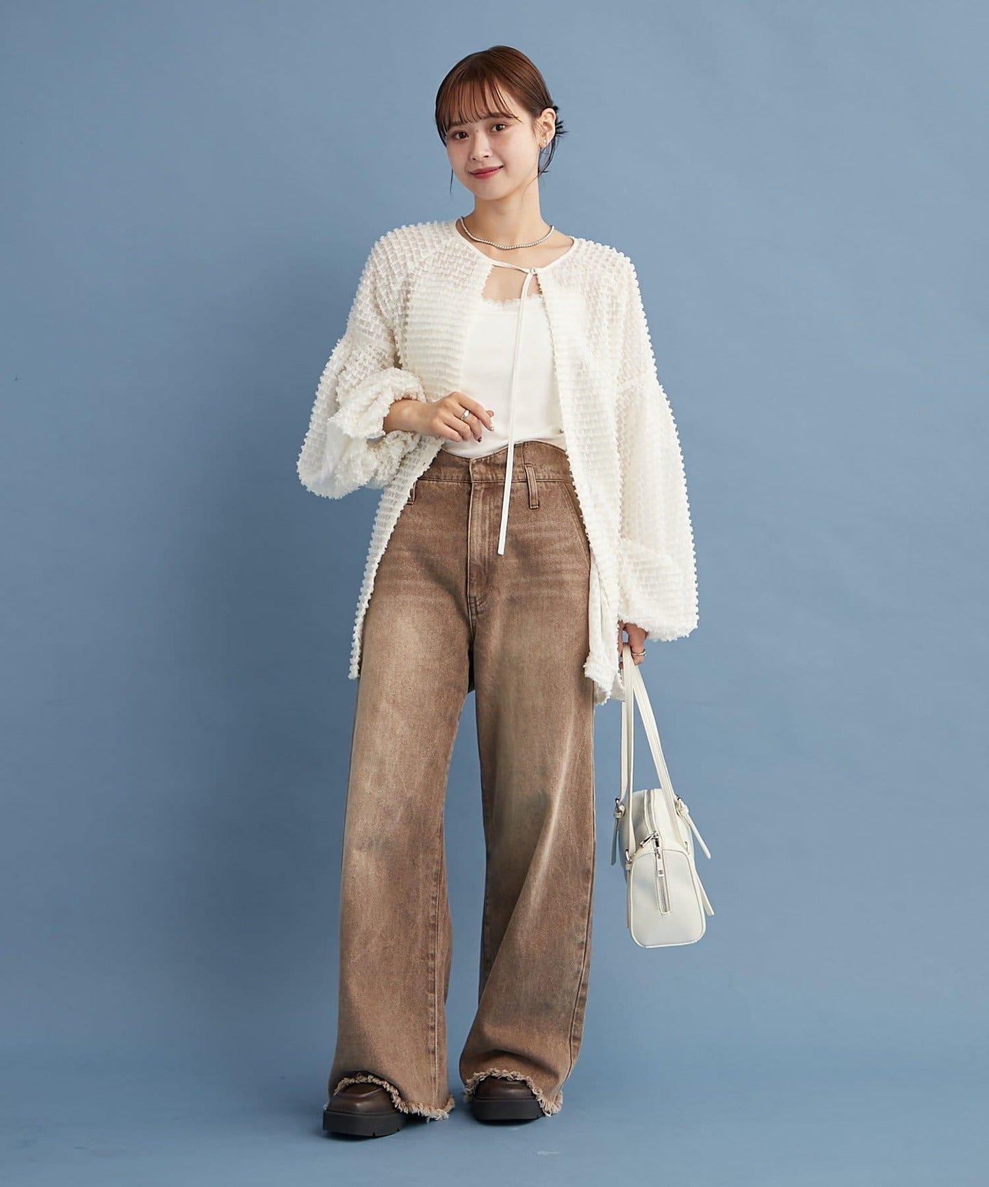 流蘇設計長款上衣