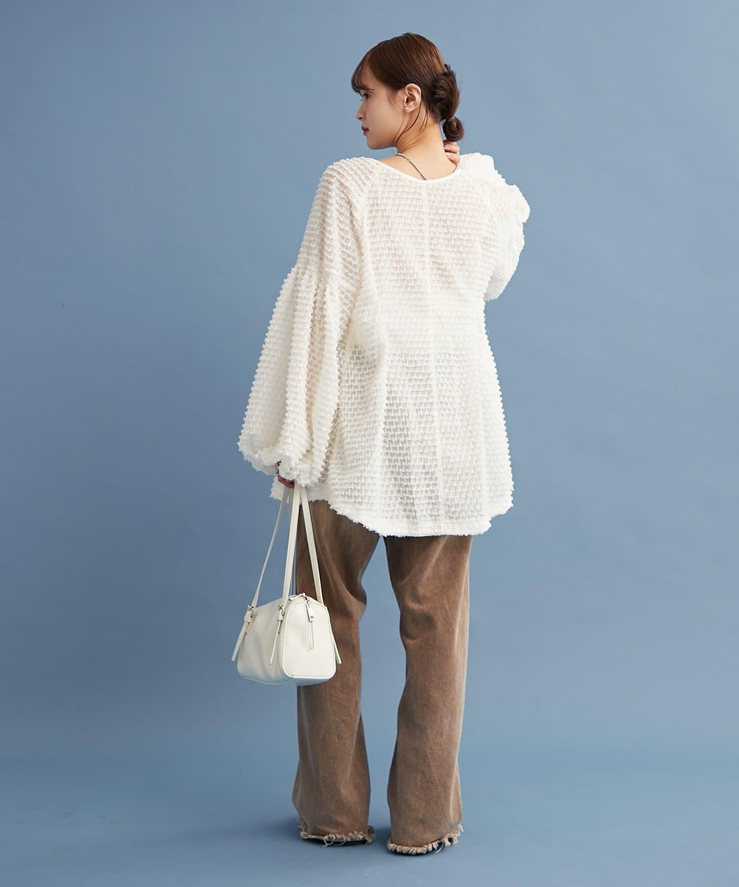 流蘇設計長款上衣