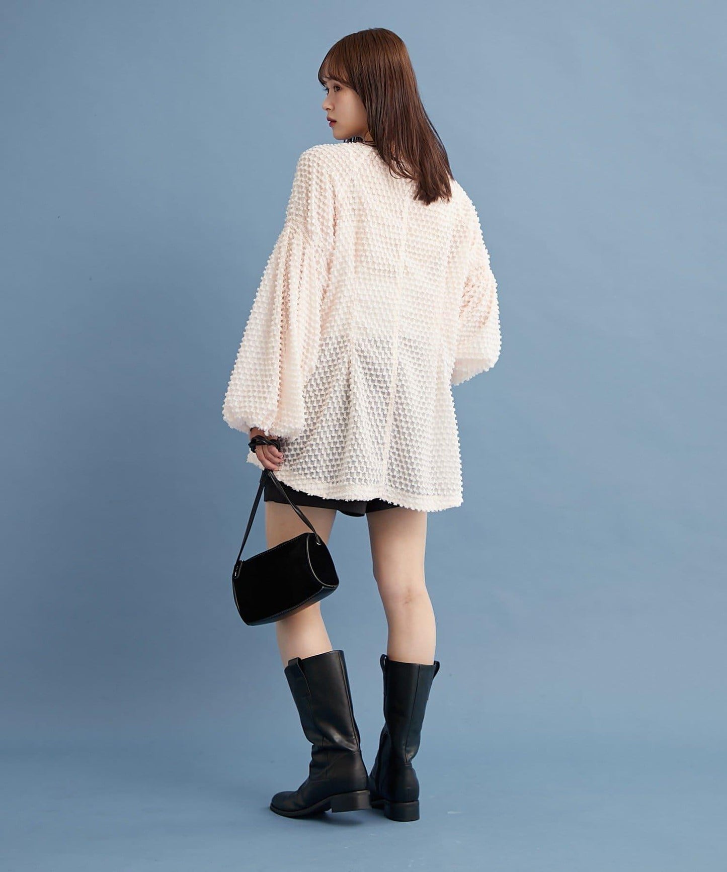 流蘇設計長款上衣