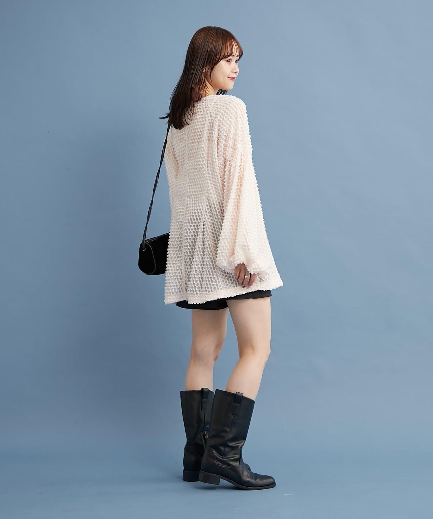 流蘇設計長款上衣