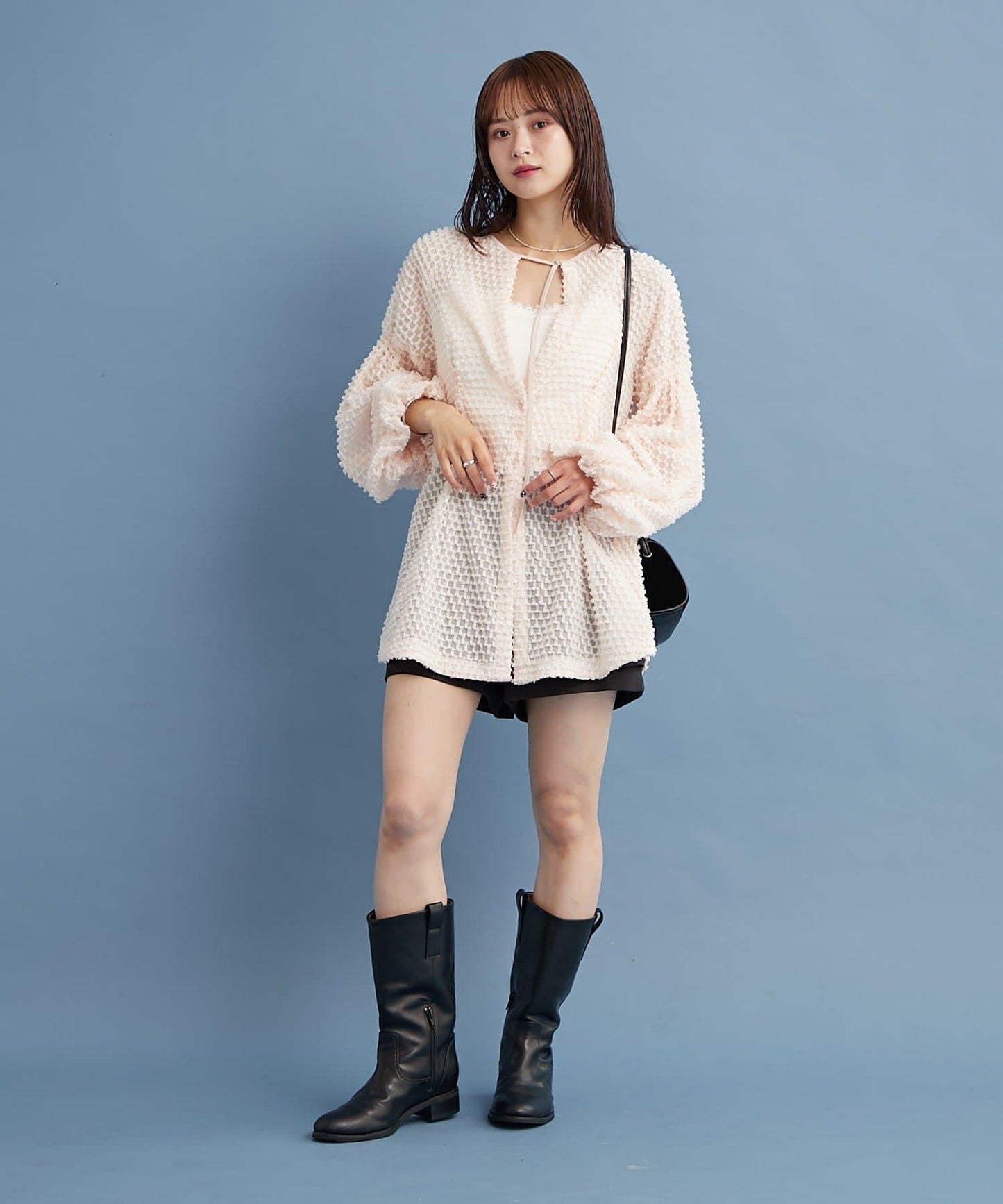 流蘇設計長款上衣