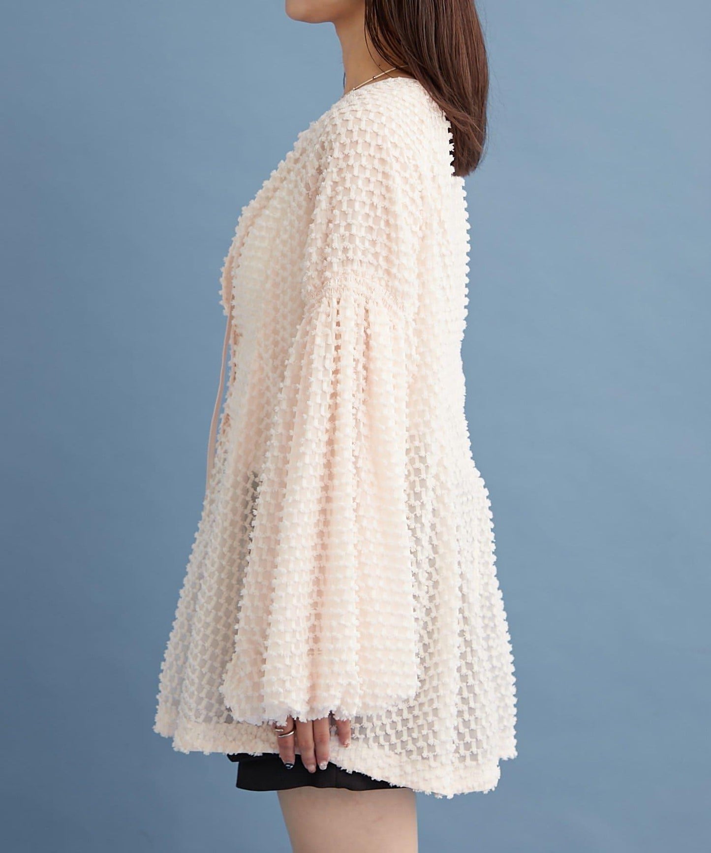 流蘇設計長款上衣