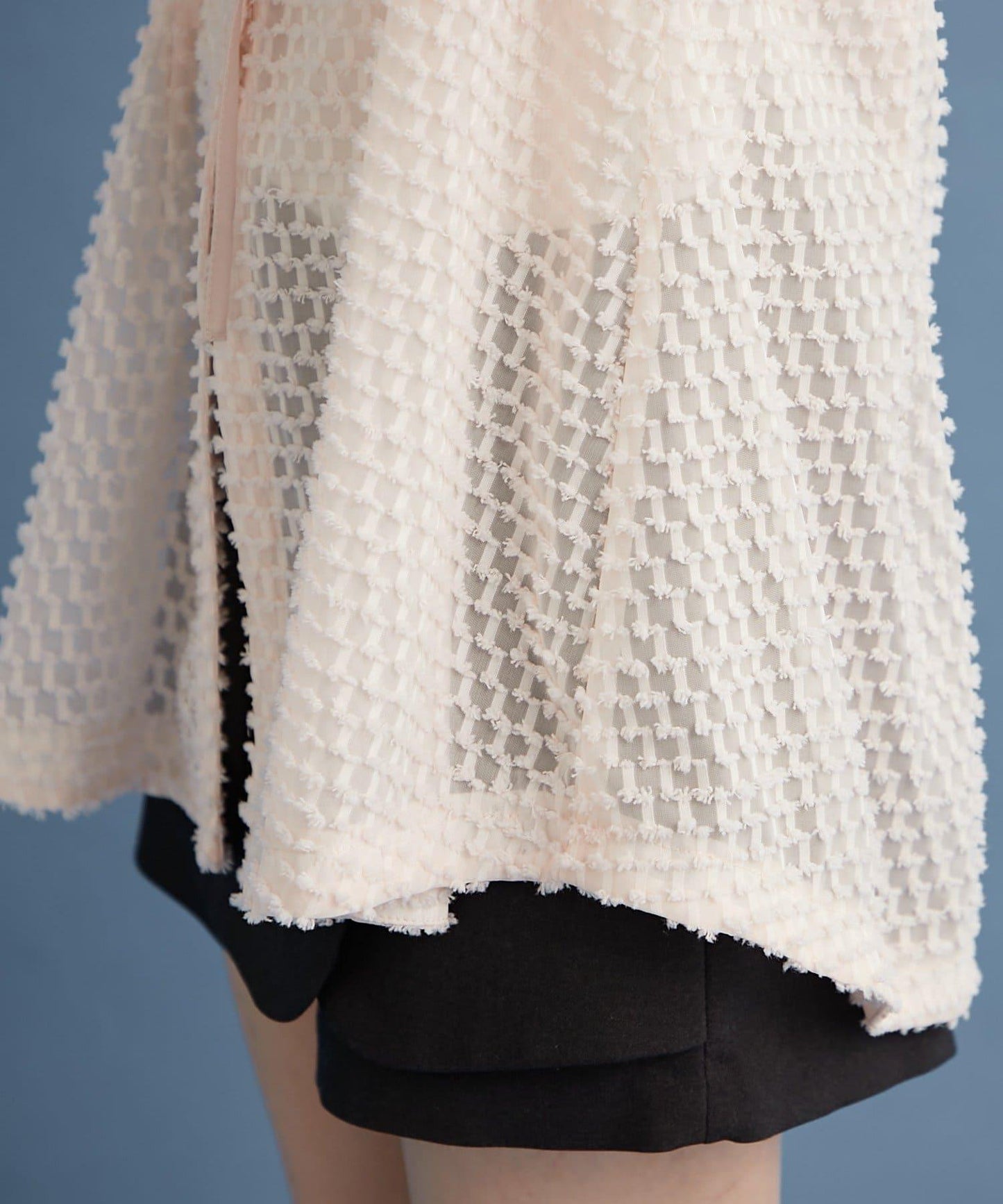 流蘇設計長款上衣